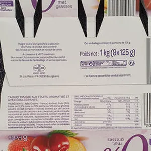 Yaourt aux fruits Envia 0%