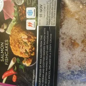 Thai style salmon fishcakes