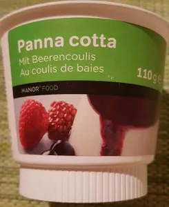 Panna Cotta au Coulis de Baies