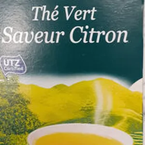 Thé vert saveur citron