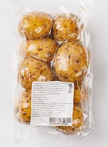 Картофель отварной в мундире с чесноком и розмарином