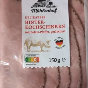 Hinterkochschinken mit Belem Pfeffer