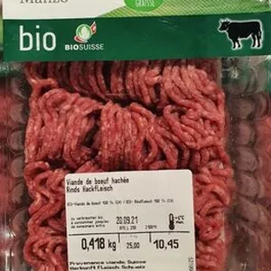 Viande de bœuf haché