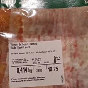 Viande de bœuf hachée