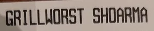 Grillworst shoarma