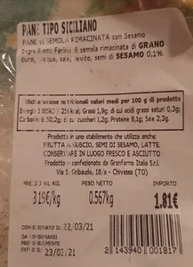 Pane siciliano Eurospin