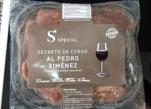 Secreto de cerdo al pedro ximenez