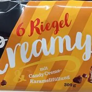 Riegel Creamy Karamellfüllung