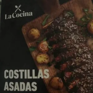 Costillas asadas en salsa barbacoa