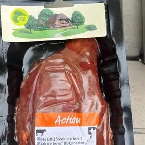 Steak de bœuf mariné