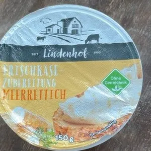 Frischkäsezubereitung - Meerrettich