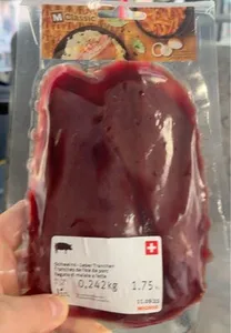 Tranches de foie de porc