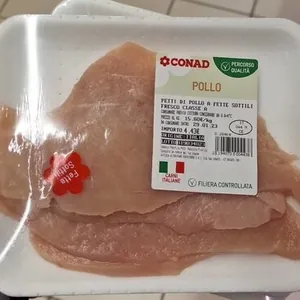 Petti di pollo a fette sottili