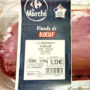 Viande de bœuf - Rumsteak