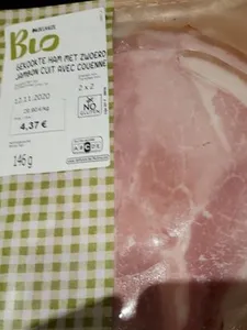 Jambon cuit avec couenne