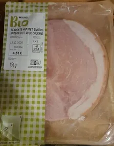 Jambon cuit avec couenne