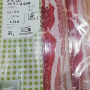 Lard petit déjeuner