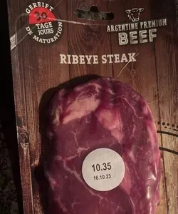 Rib eye steak