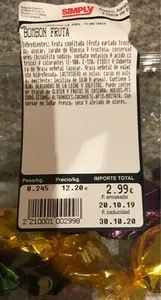 Bombon Fruta