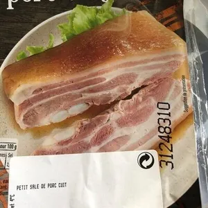 Petit salé de  porc cuit