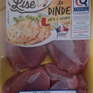 La dinde prête à cuisiner