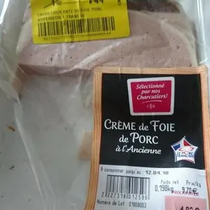 Creme de foie de porc