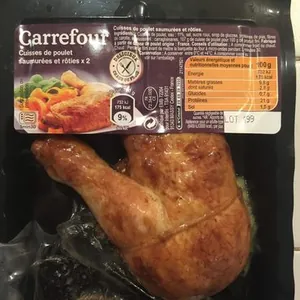 Cuisse de poulet saumurées et rôties