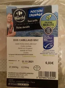Dos cabillaud msc