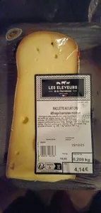 Raclette au lait cru