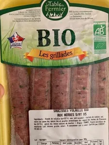Saucisses volaille bio