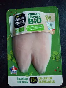 filets de poulet fermier bio