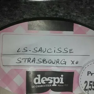 Saucisses de Strasbourg