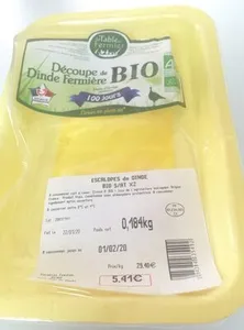 Escalope de dinde bio