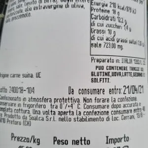 Fettina suino panata