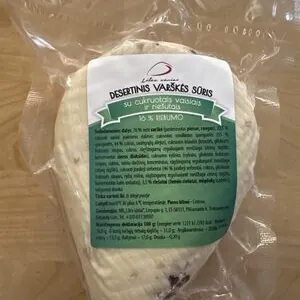 Varškės Sūris su cukruotais vaisiais ir riešutais (White Cheese With Fruit Nuts)