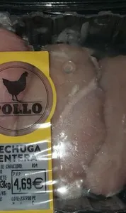 Pechugas enteras pollo