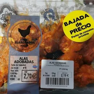 Alas adobadas