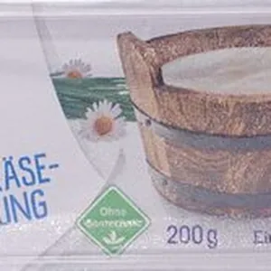 Sahne Schmelzkäsezubereitung