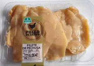 Fielete de pechuga de pollo de campo
