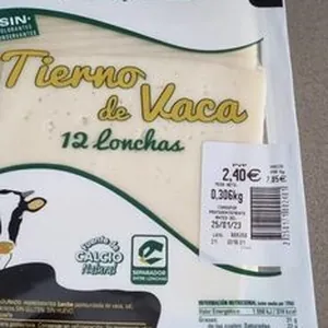 Queso tierno de vaca