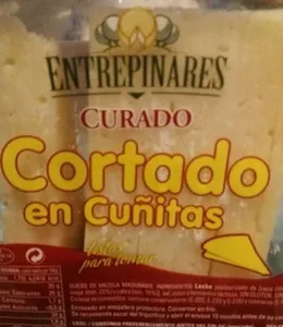 Manchego curado cortado