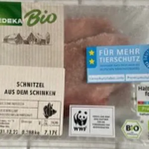 Schnitzel aus dem Schinken