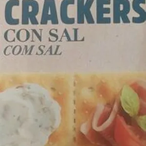 Mini crackers con sal