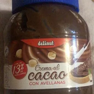 Crema de cacao con avellanas