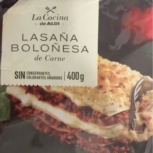 Lasaña Boloñesa de Carne