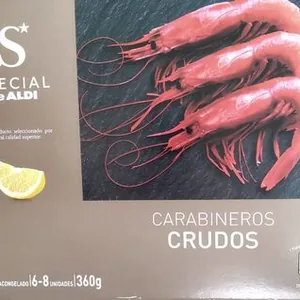 Carabineros crudos