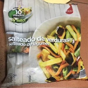 Salteado de verduras