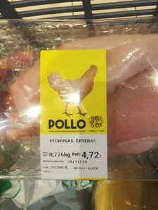 Pollo Pechugas enteras