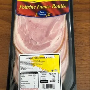 Poitrine Fumée Roulée