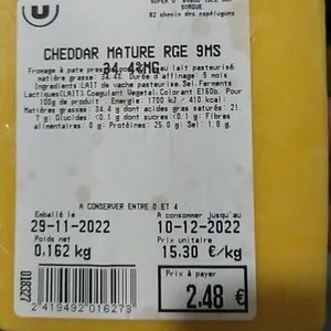 Cheddar mature